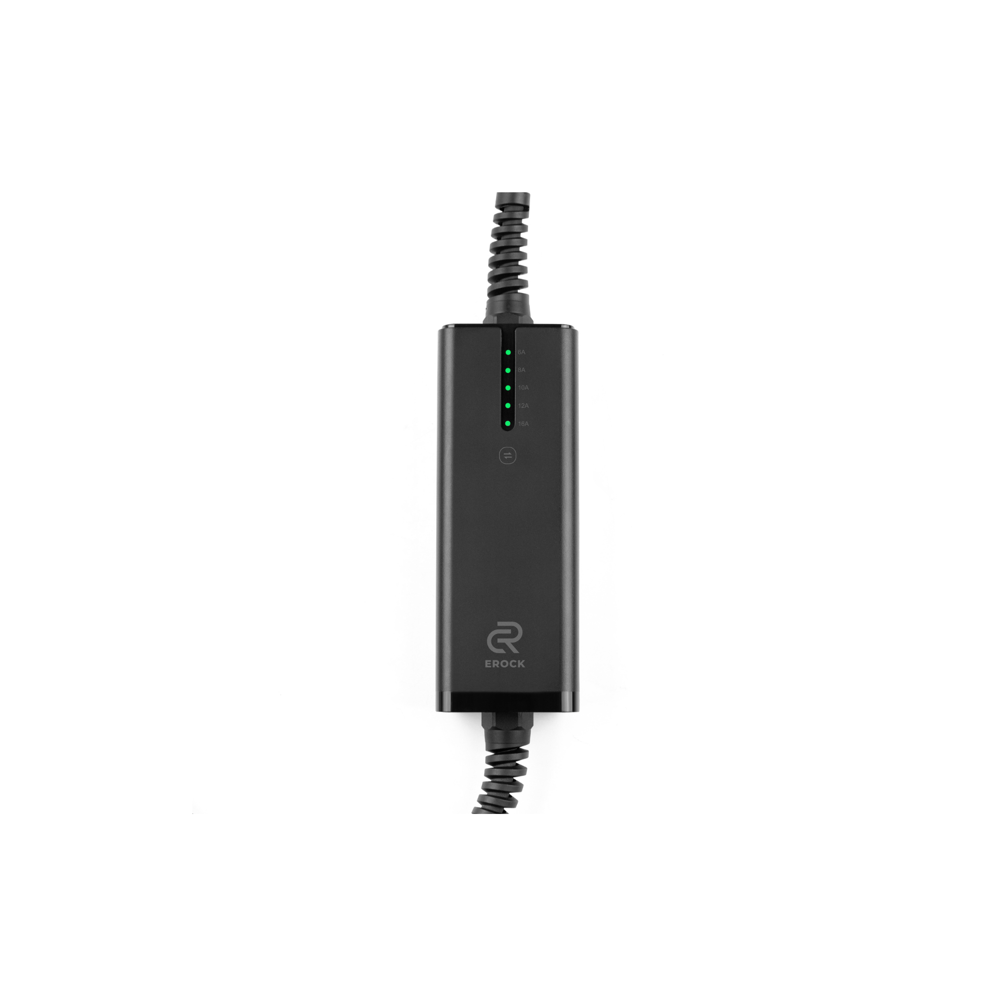 EROCK One Mobiele Lader Zwart Type 2 naar Schuko - Memory functie - EV Plug Europa