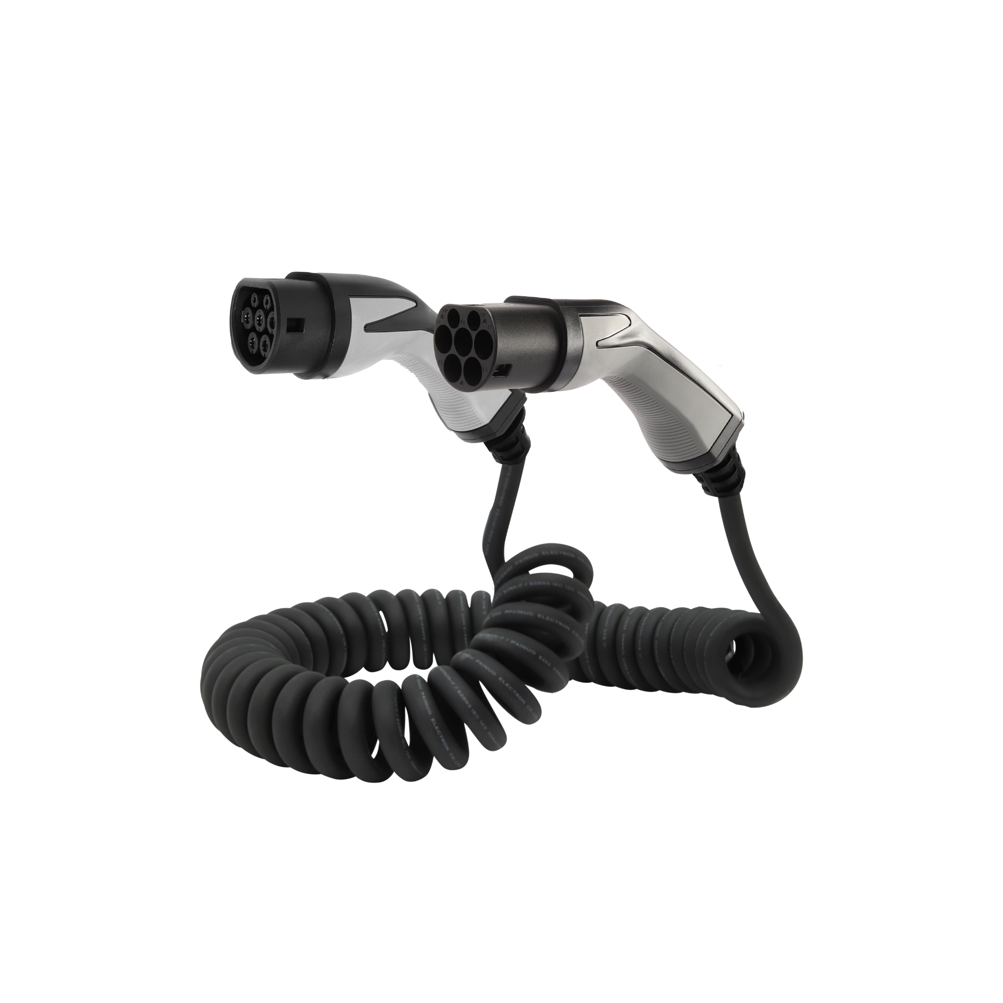 eRock Pro Laadkabel Type 2 Gekruld - 32A 3 fase (22 kW) - EV Plug Europa